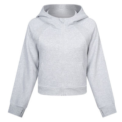 Winter Women's Casual Zip Up Hoodie Jacket Long Sleeve Hooded Sweatshirt With Pockets