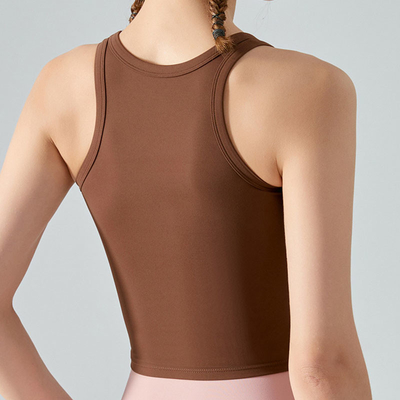 Fashionable Color XL Womens Sports Bra Blocking Edging Yoga Vest