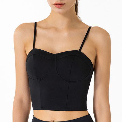 4 colors Solid Color Adjustable Splice Womens Sports Bra Breathable Yoga underwear